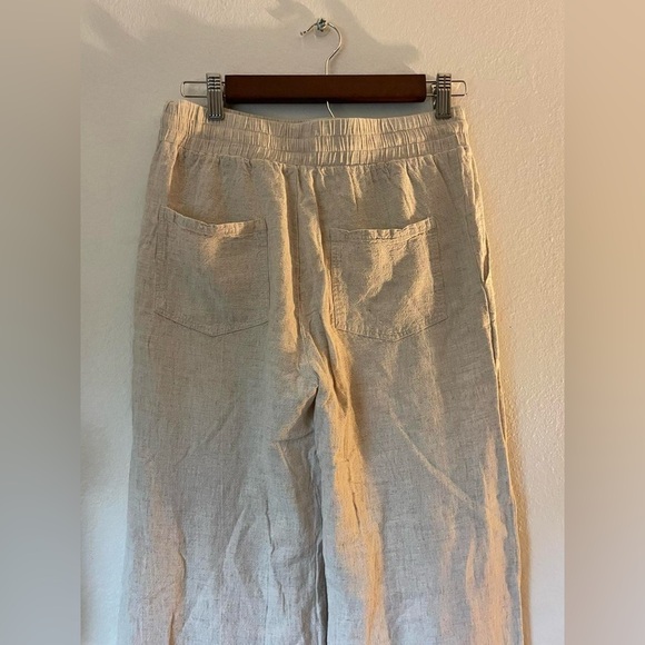 Linen blend drawstring pants, size S - Picture 6 of 8